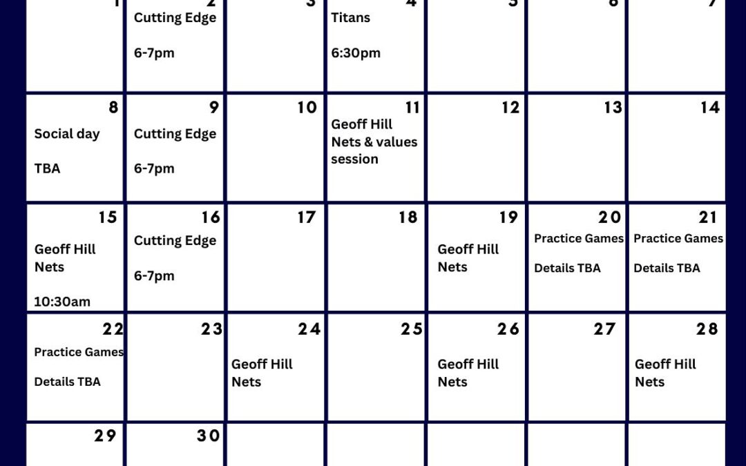 pre season training September