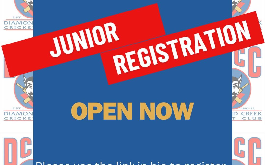 Junior Registrations Open
