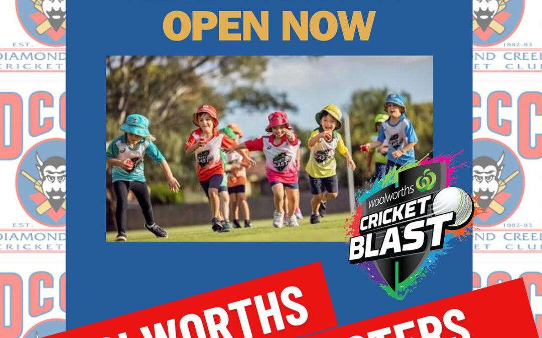 diamond creek cricket club Woolworths Blasters